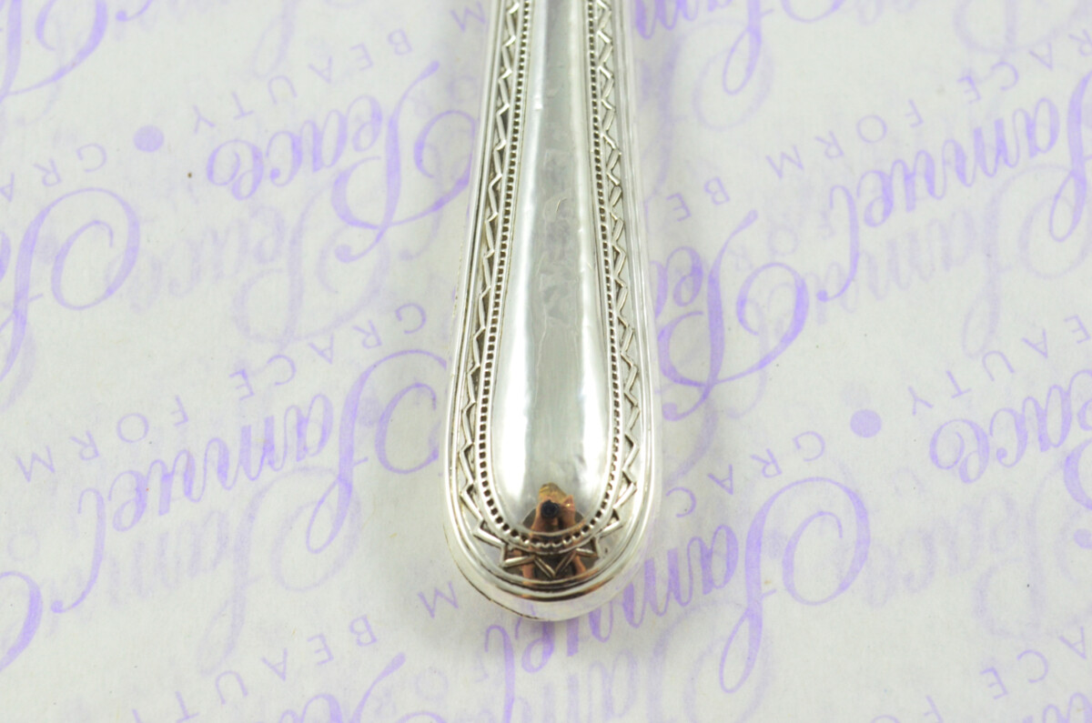 William Yates Feather Edge Pattern Sterling Silver Magnifying Glass Sheffield 1921 - Image 7