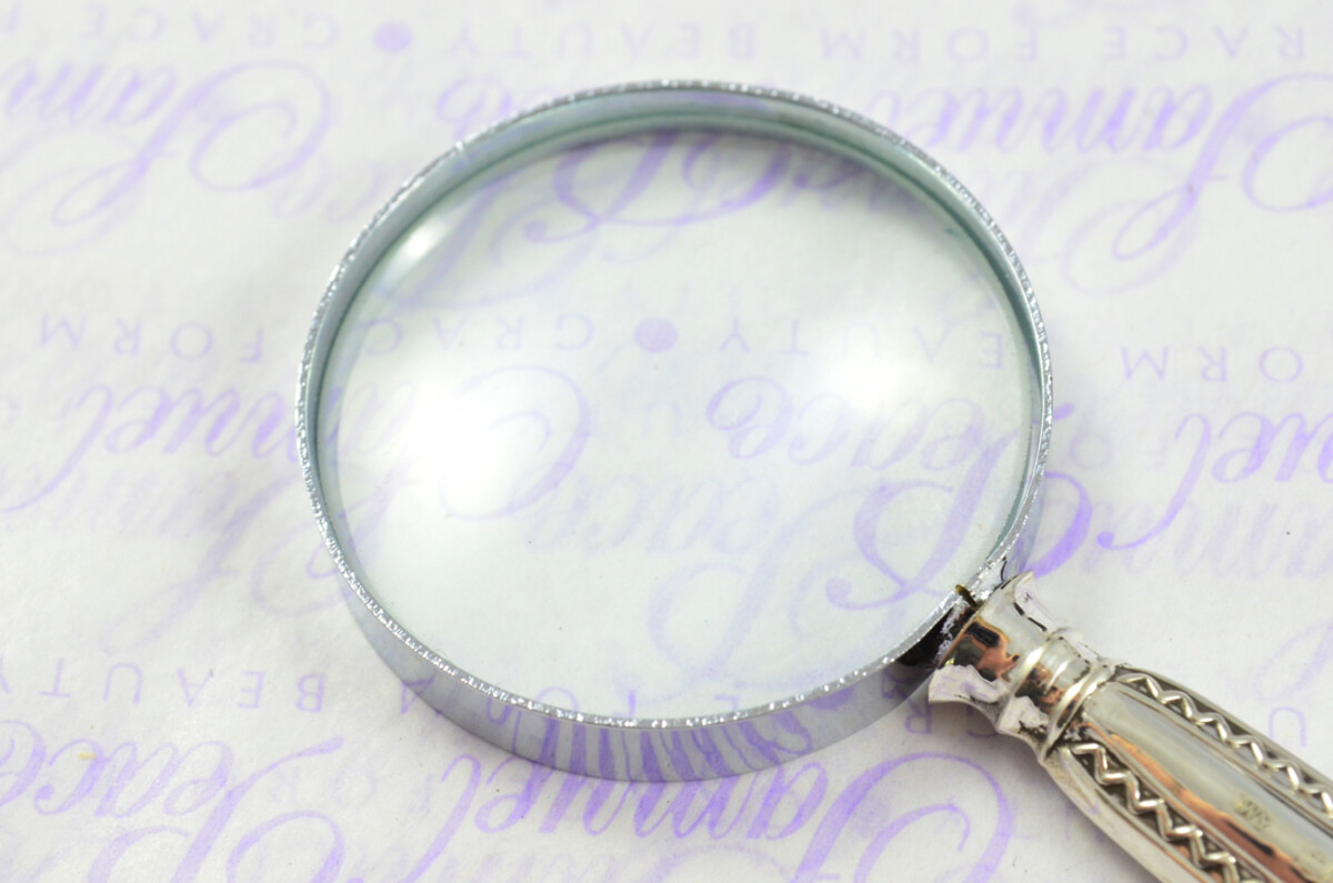 William Yates Oxford Pattern Sterling Silver Magnifying Glass Sheffield 1919 - Image 5