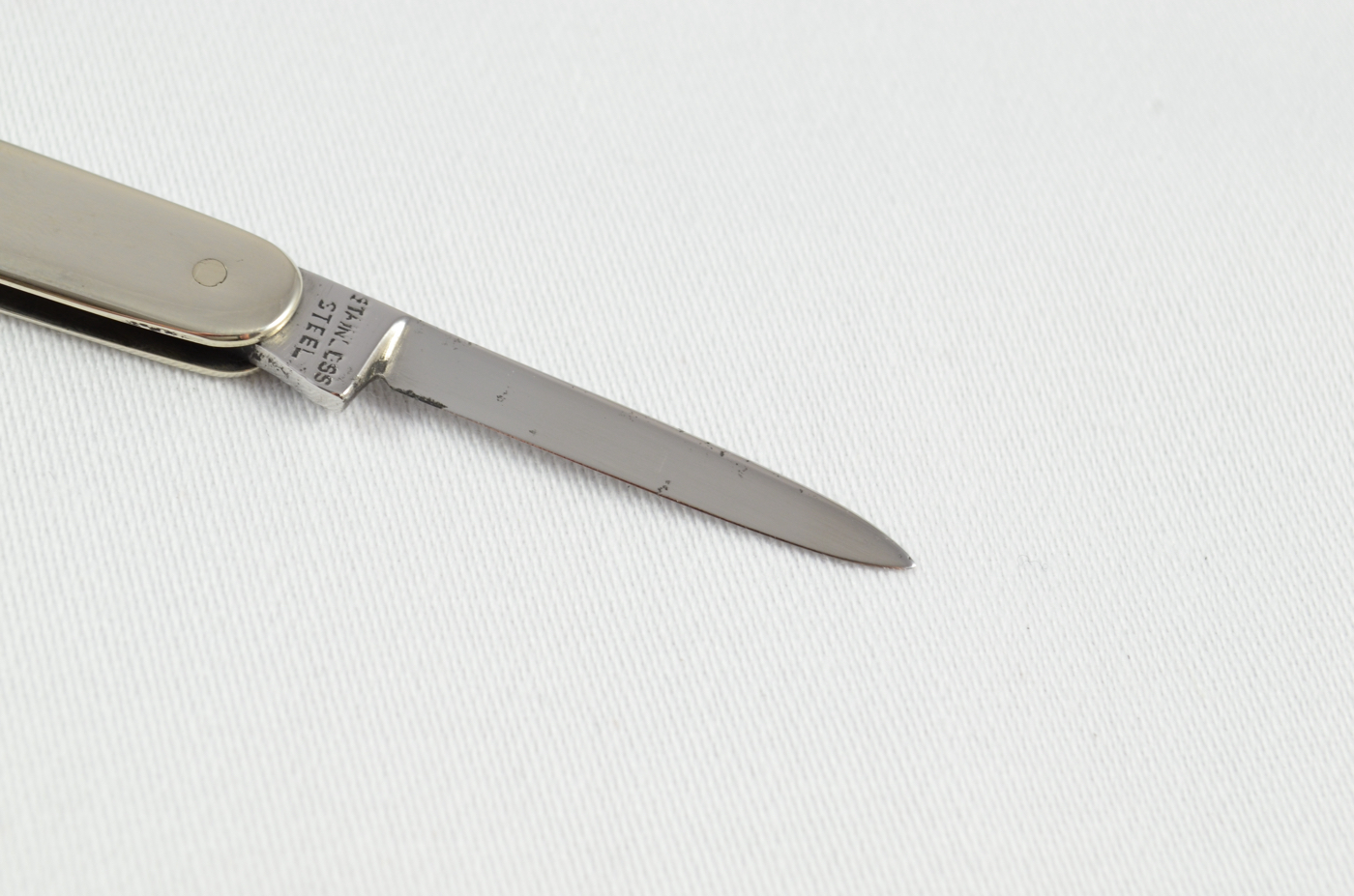 A J. Howarth Folding Nickel Scaled Pocket Pen Knife Sheffield - Image 4
