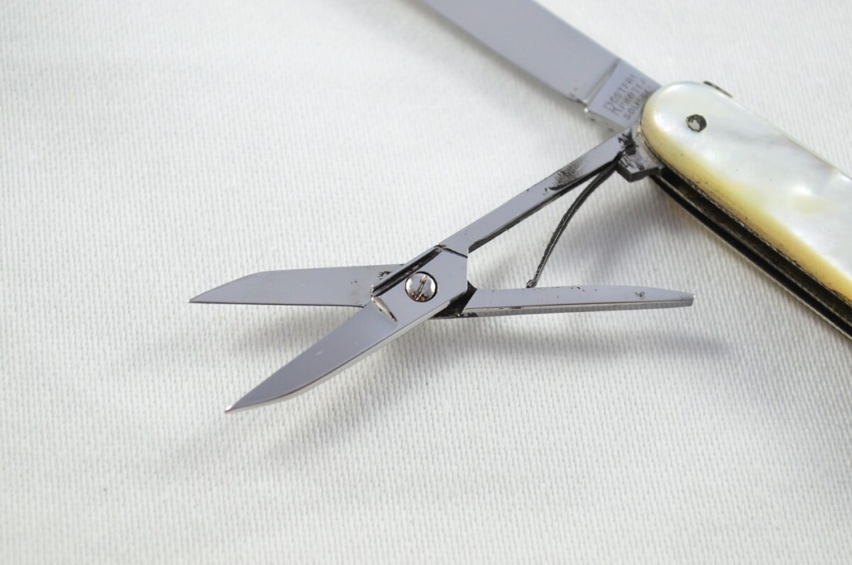 Rostfrei Solingen Carbon Steel Bladed Mother Of Pearl Scaled Pen/Pocket Knife - Image 3