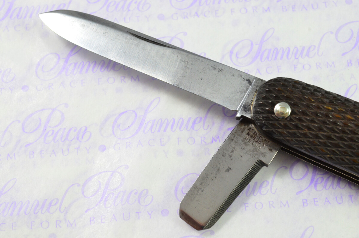 Antique RARE Sheffield Sportsman Knife Genuine c.1900 Green & Green Made in Sheffield England - Image 5