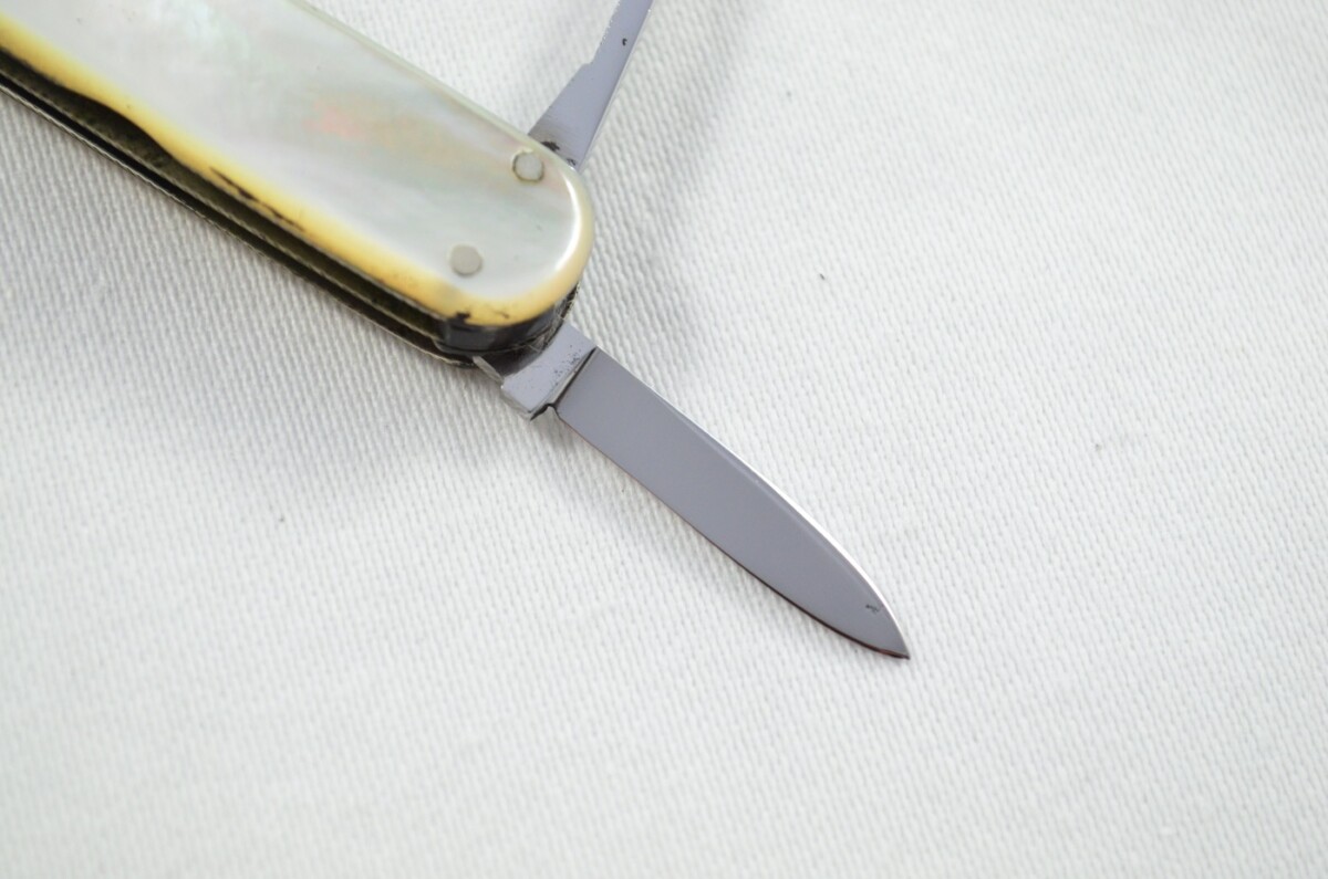 Rostfrei Solingen Carbon Steel Bladed Mother Of Pearl Scaled Pen/Pocket Knife - Image 5