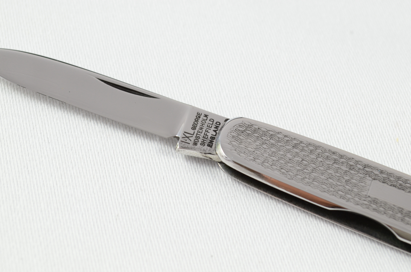 A George Wostenholme Engine Turned Pocket Pen Knife Sheffield - Image 3