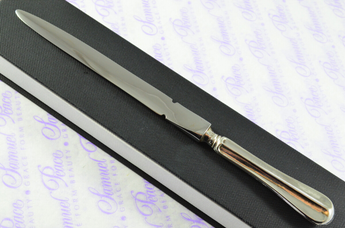 William Yates Rattail Pattern Sterling Silver Letter Opener Sheffield 1918