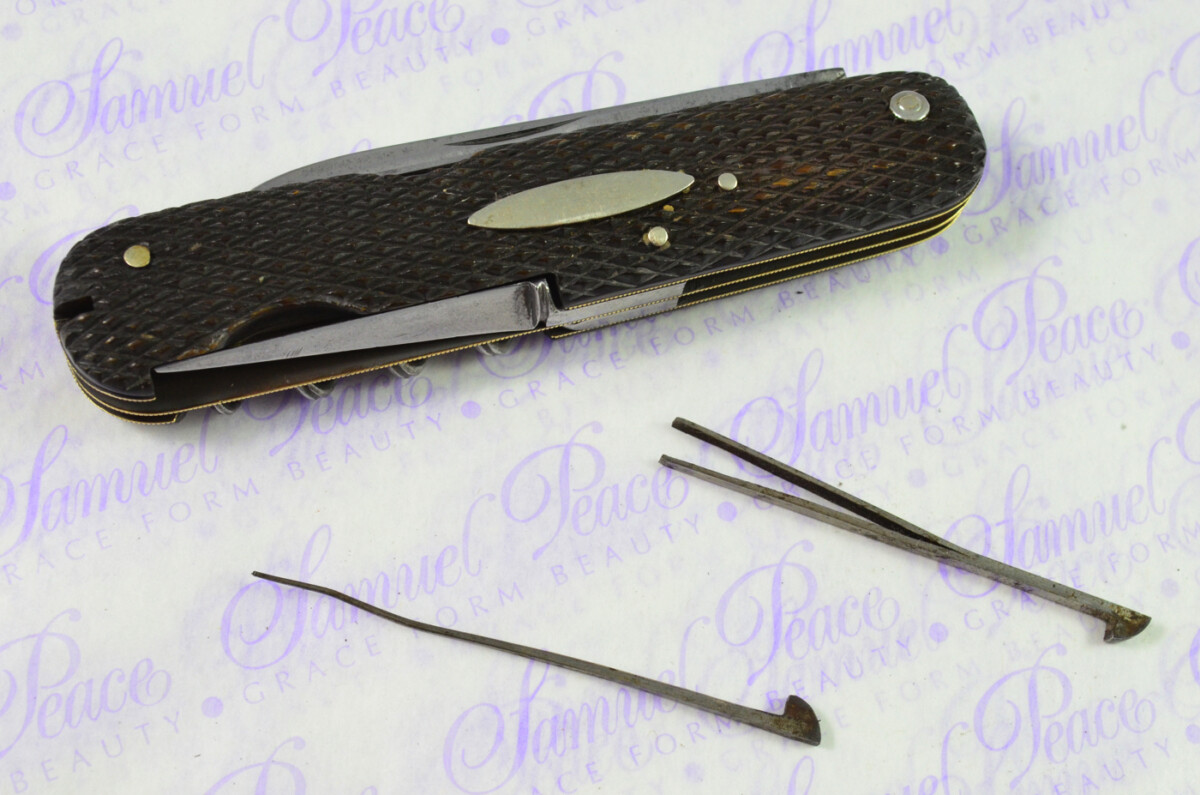 Antique RARE Sheffield Sportsman Knife Genuine c.1900 Green & Green Made in Sheffield England - Image 4
