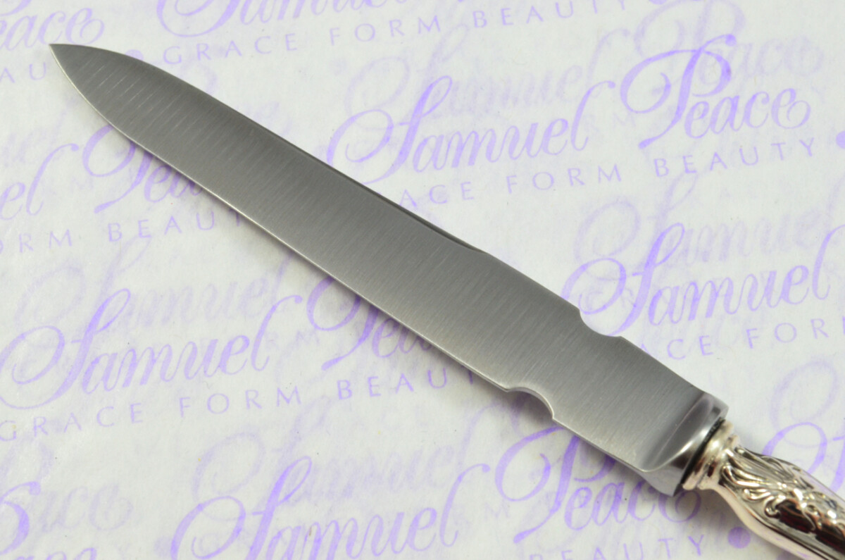German .800 Silver Handled Letter Opener Kühnhaide Pattern C.1900 Cased - Image 6