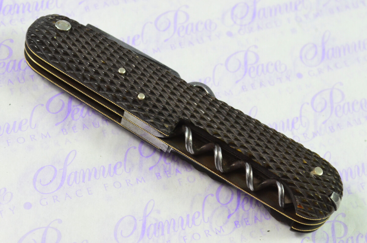 Antique RARE Sheffield Sportsman Knife Genuine c.1900 Green & Green Made in Sheffield England - Image 9