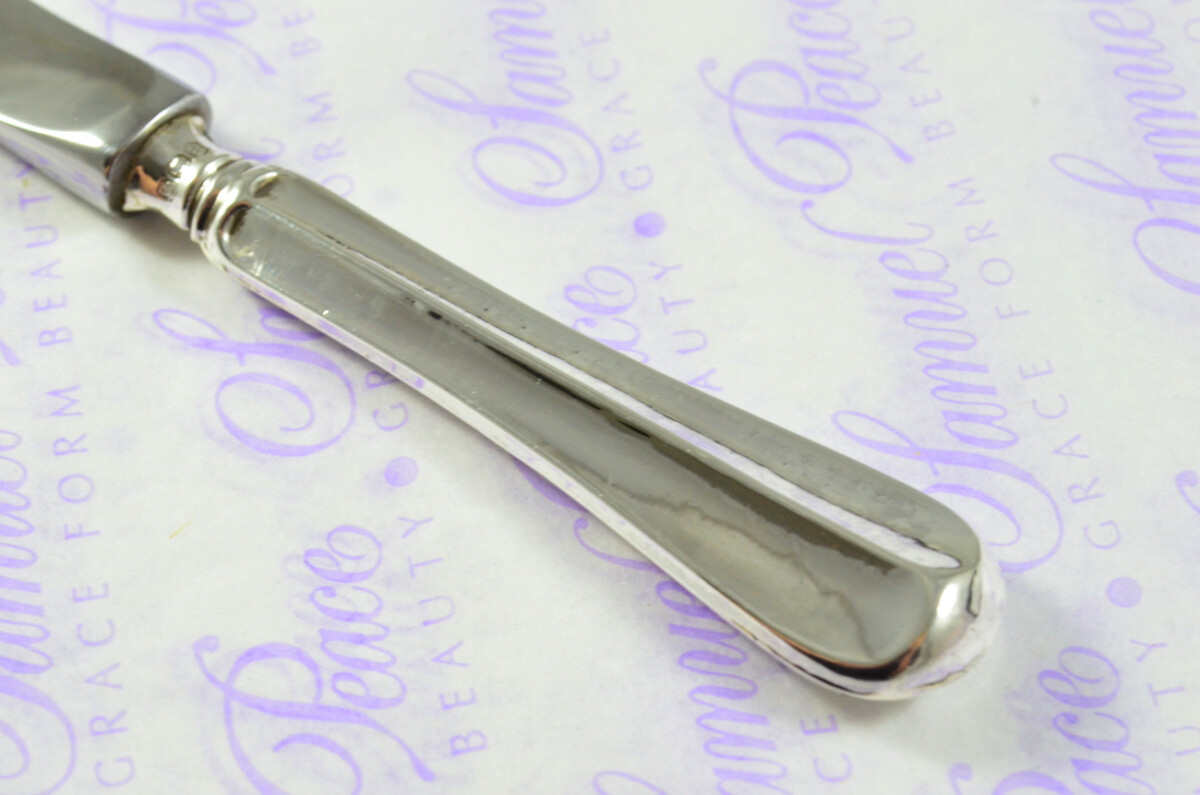 William Yates Rattail Pattern Sterling Silver Letter Opener Sheffield 1918 - Image 5