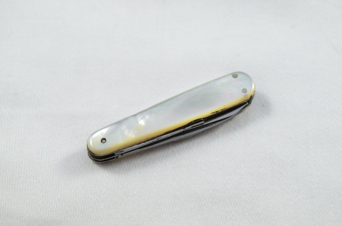 Rostfrei Solingen Carbon Steel Bladed Mother Of Pearl Scaled Pen/Pocket Knife - Image 11
