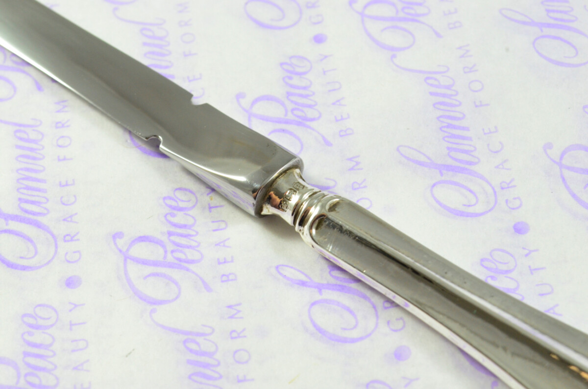 William Yates Rattail Pattern Sterling Silver Letter Opener Sheffield 1918 - Image 6