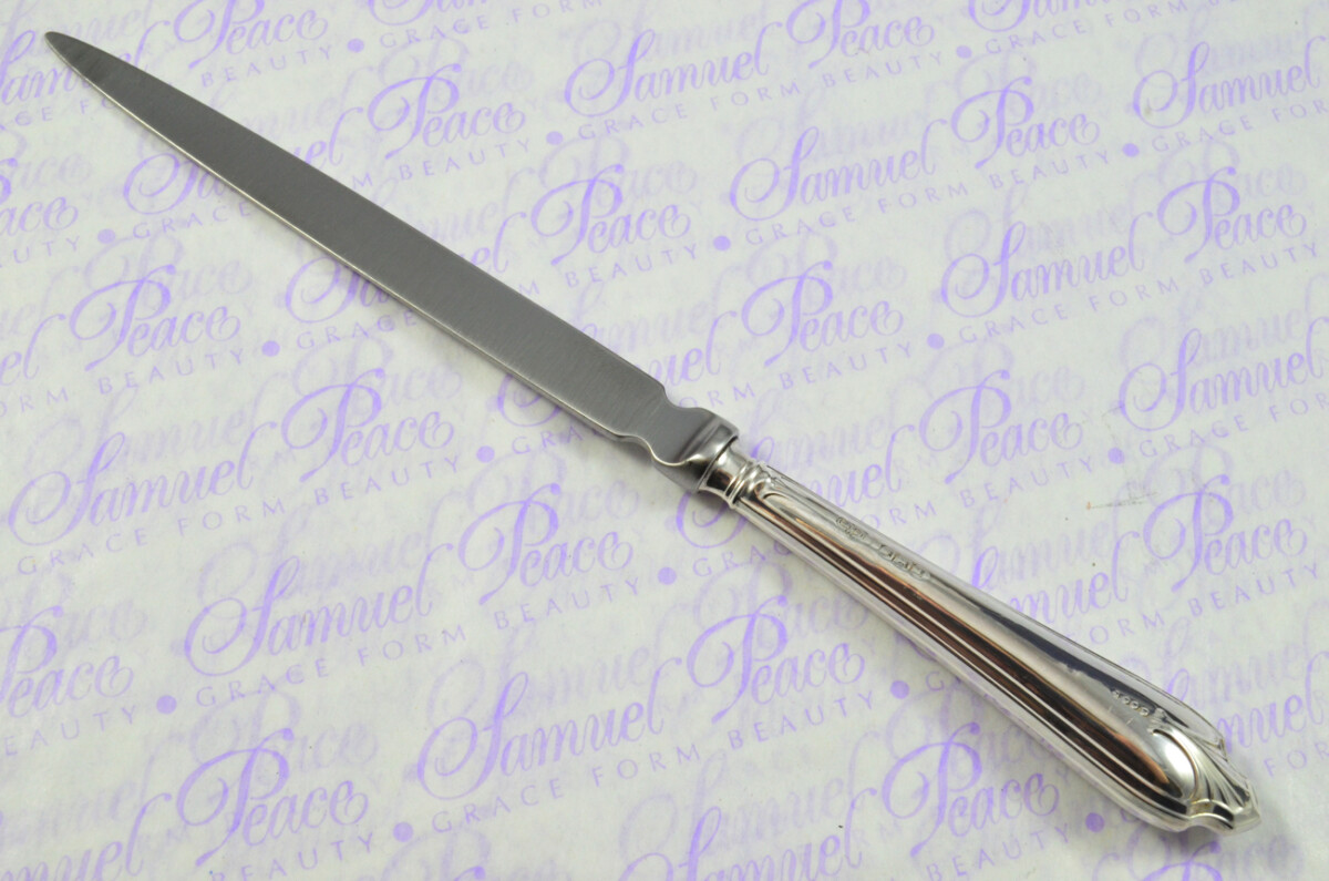 Amazing Goldsmiths & Silversmiths Sheffield  Sterling Silver Handled Letter Opener Beauford Pattern 1922 Cased - Image 8