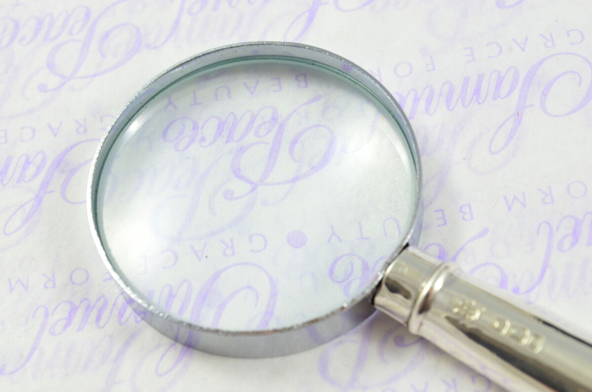 Frederick C Asman Plain pistol Pattern Sterling Silver Magnifying Glass Sheffield 1910 - Image 6