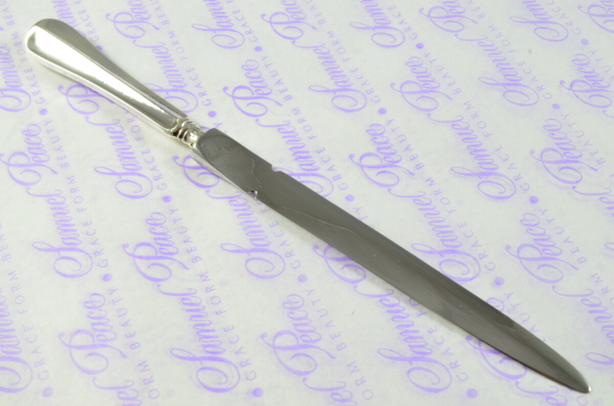 William Yates Rattail Pattern Sterling Silver Letter Opener Sheffield 1918 - Image 8