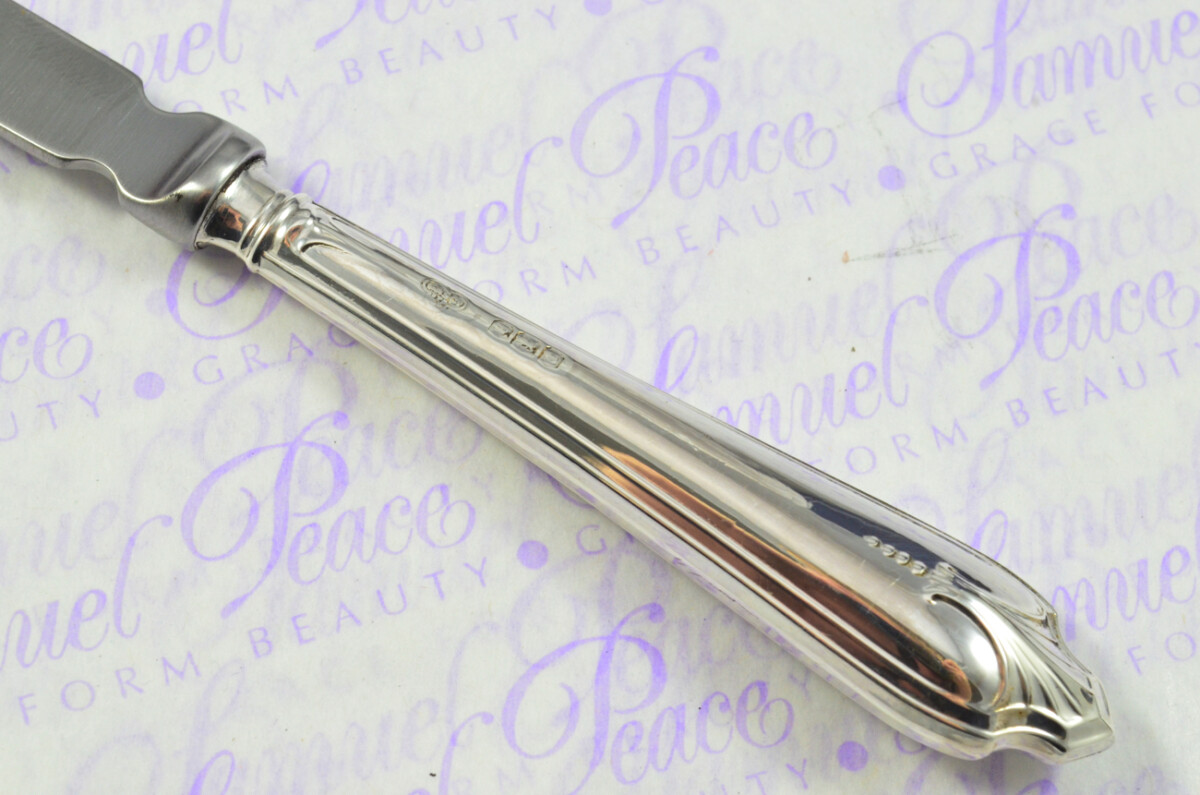 Amazing Goldsmiths & Silversmiths Sheffield  Sterling Silver Handled Letter Opener Beauford Pattern 1922 Cased - Image 4