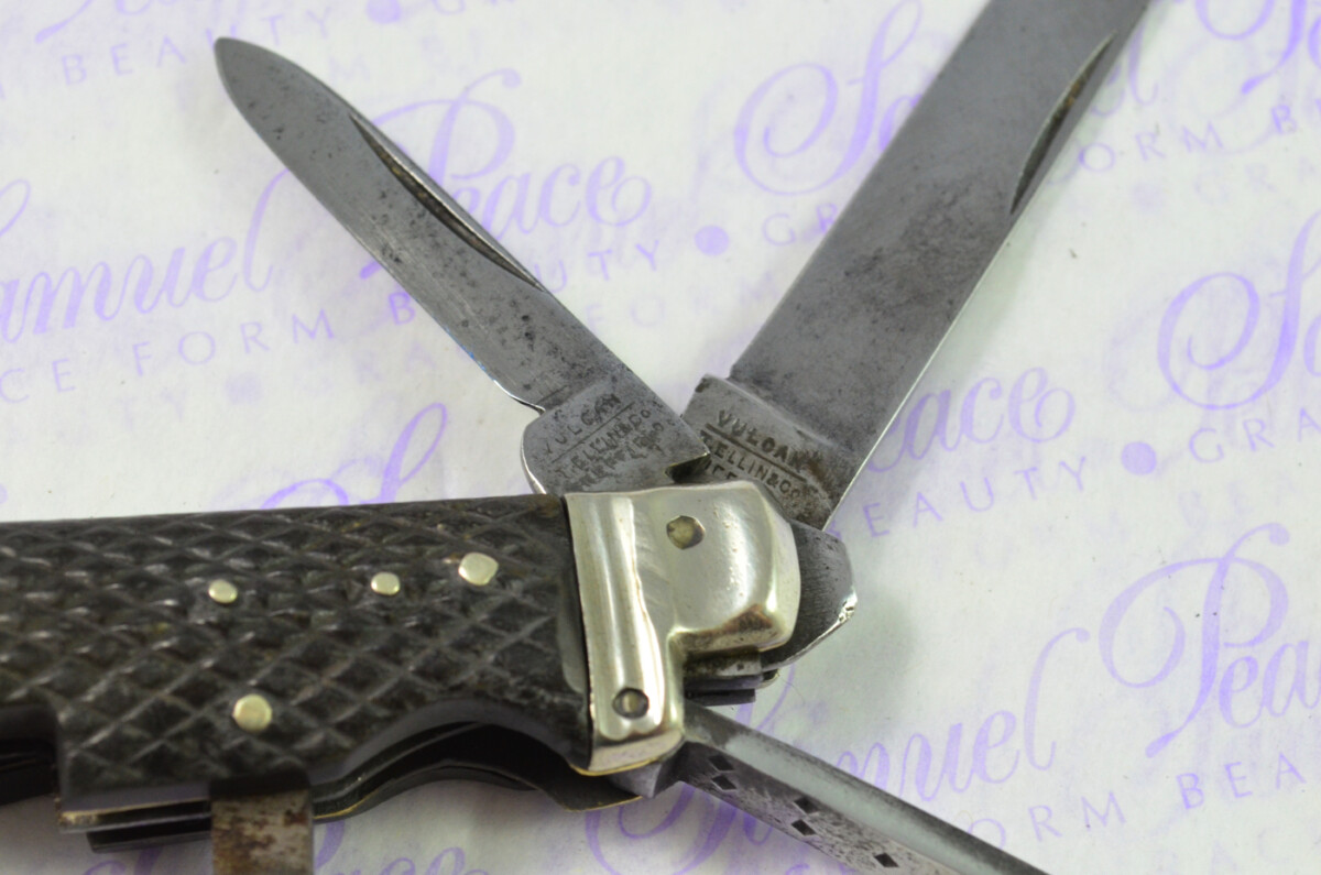 Antique RARE Sheffield Sporstman Knife Genuine c.1900 T. Ellin & Sons Made in Sheffield England - Image 4