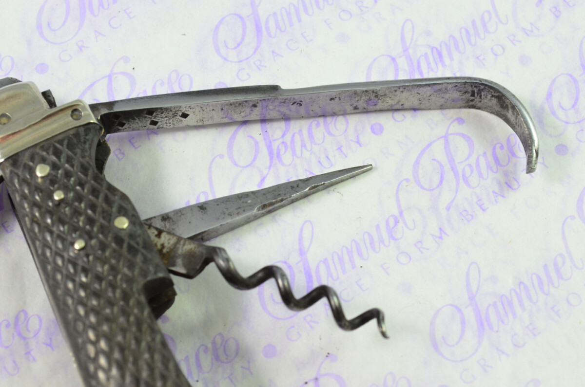 Antique RARE Sheffield Sporstman Knife Genuine c.1900 T. Ellin & Sons Made in Sheffield England - Image 3