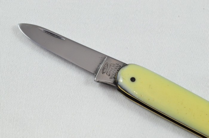Sheffield Taylors Eye Witness Imitation Ivory Handled Pocket Pen Knife - Image 2