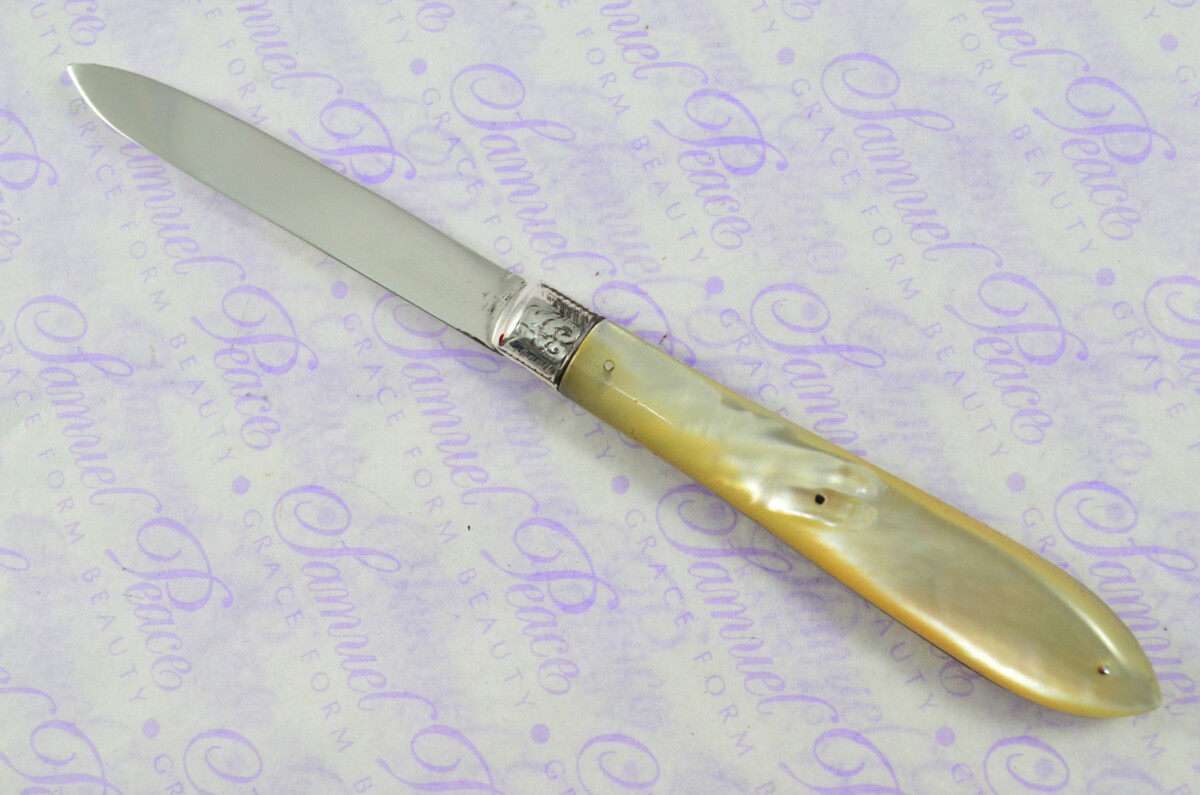 Huge Pristine Silver Bladed Mother Of Pearl Fully Restored Sheffield Made Pen/Pocket Knife 1903 - Image 8