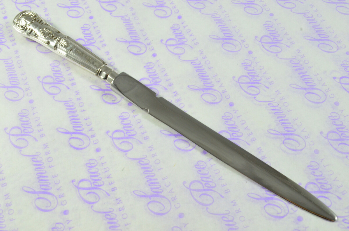 William Yates Ambassador Pattern Sterling Silver Letter Opener Sheffield 1917 - Image 5