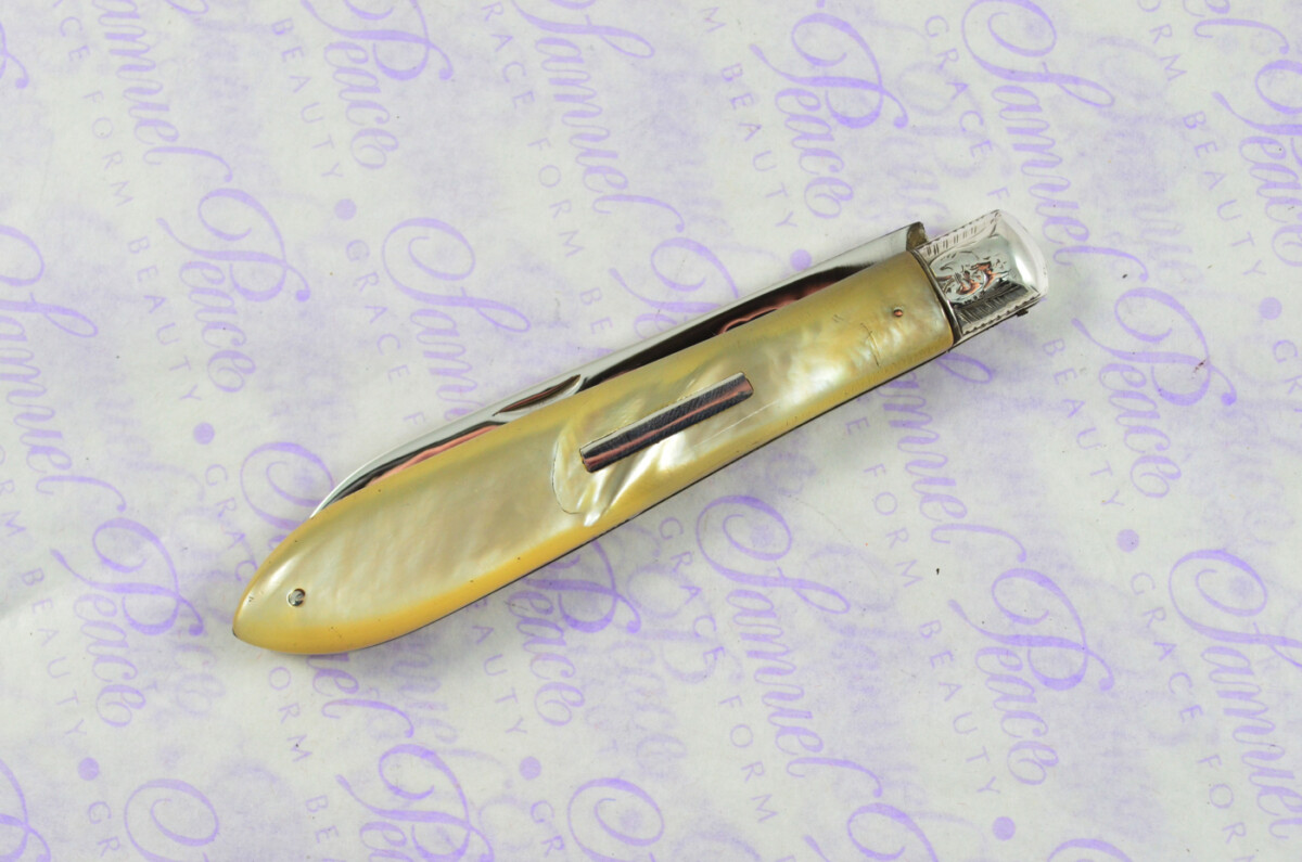 Huge Pristine Silver Bladed Mother Of Pearl Fully Restored Sheffield Made Pen/Pocket Knife 1903 - Image 6