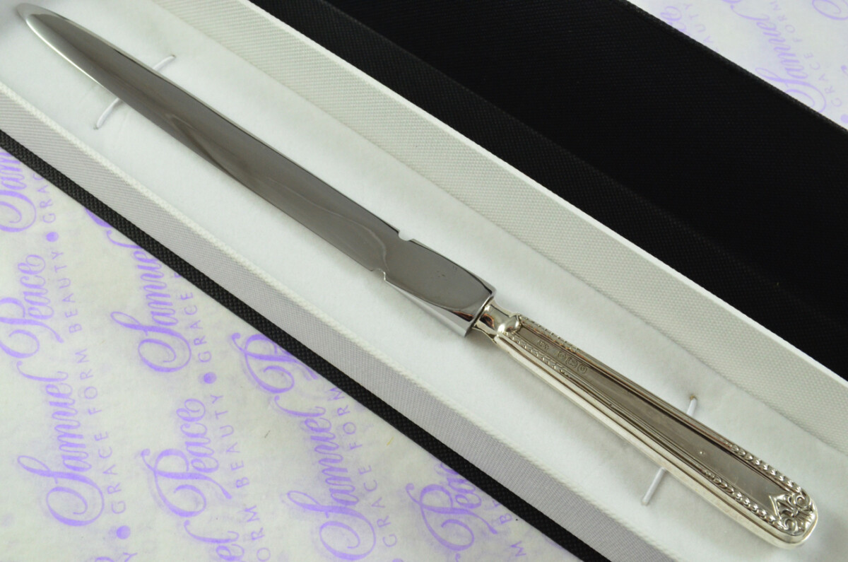 William Yates Ambassador Pattern Sterling Silver Letter Opener Sheffield 1917 - Image 3
