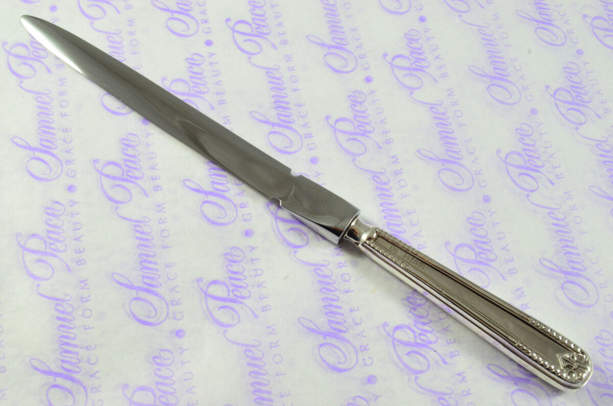William Yates Ambassador Pattern Sterling Silver Letter Opener Sheffield 1917 - Image 4