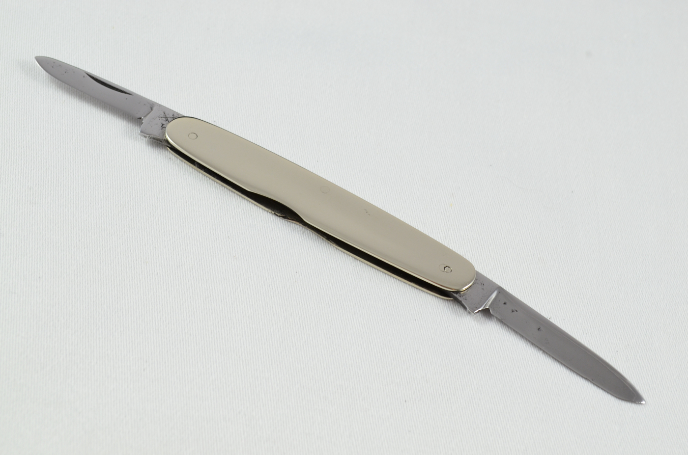 A J. Nowill Folding Nickel Pocket Pen Knife Sheffield - Image 5