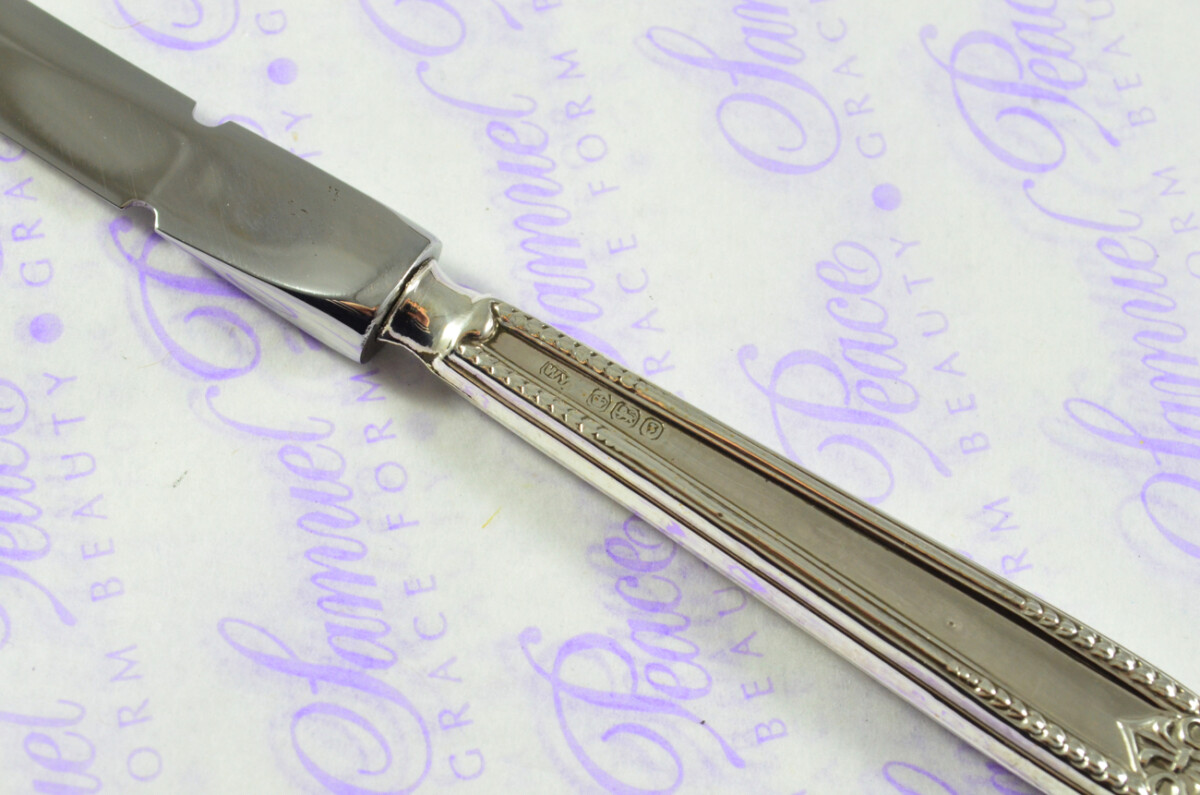 William Yates Ambassador Pattern Sterling Silver Letter Opener Sheffield 1917 - Image 7