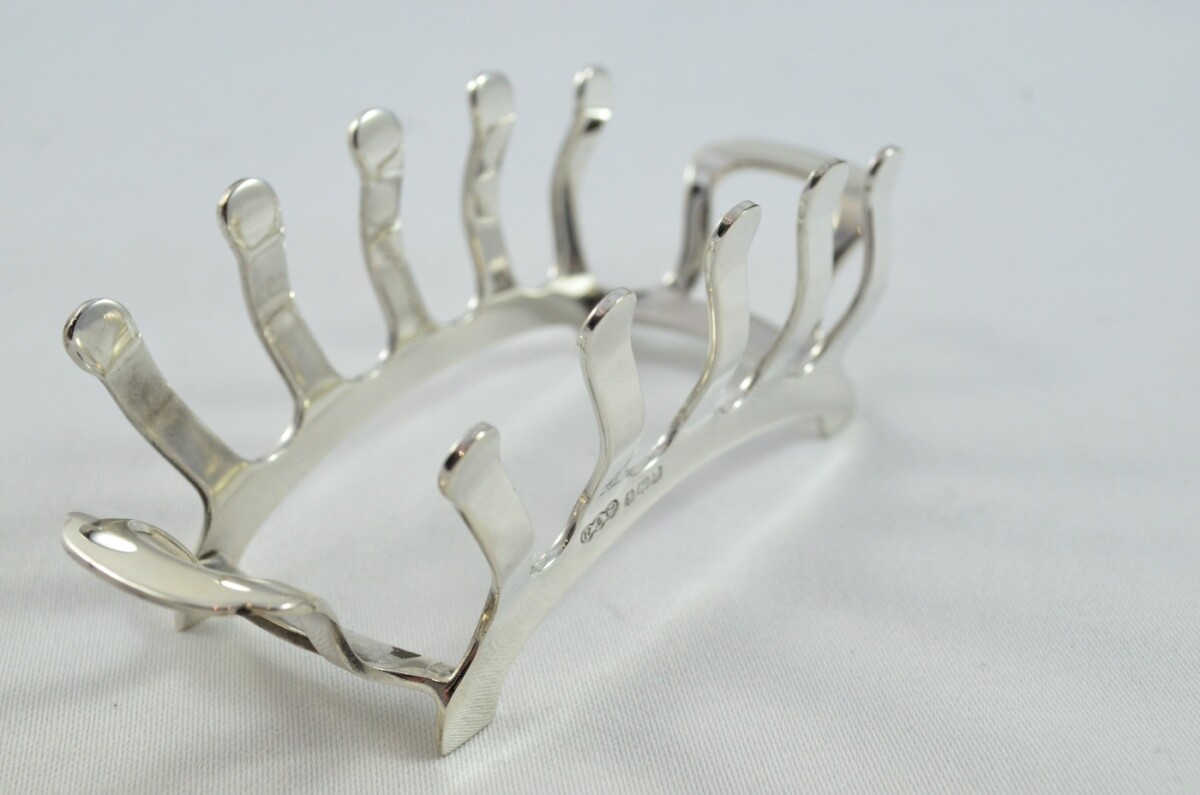 RARE Stunning Sterling Silver Hallmarked Toast Rack Made in Birmingham 1935