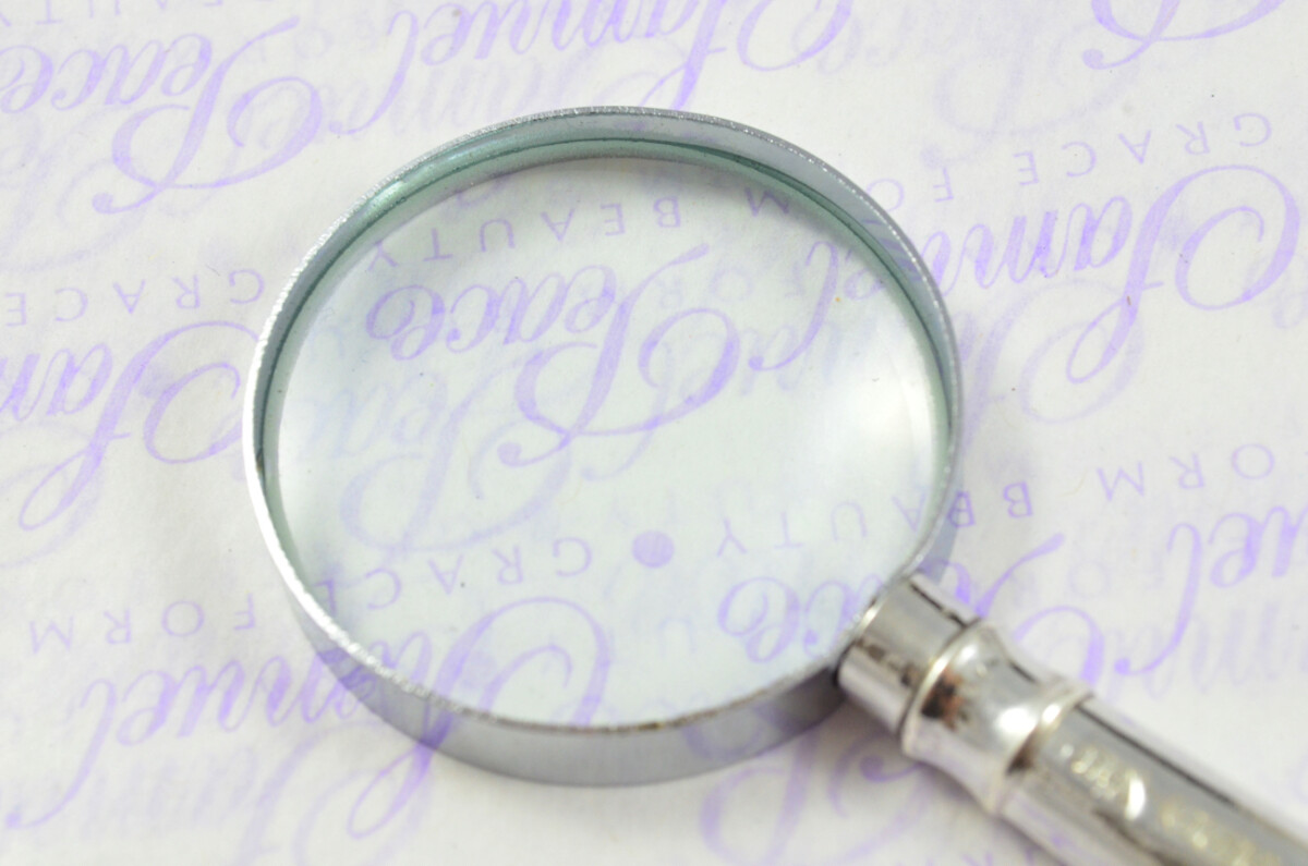Fordham & Faulkner Albany Pattern Sterling Silver Magnifying Glass Sheffield 1907 - Image 8
