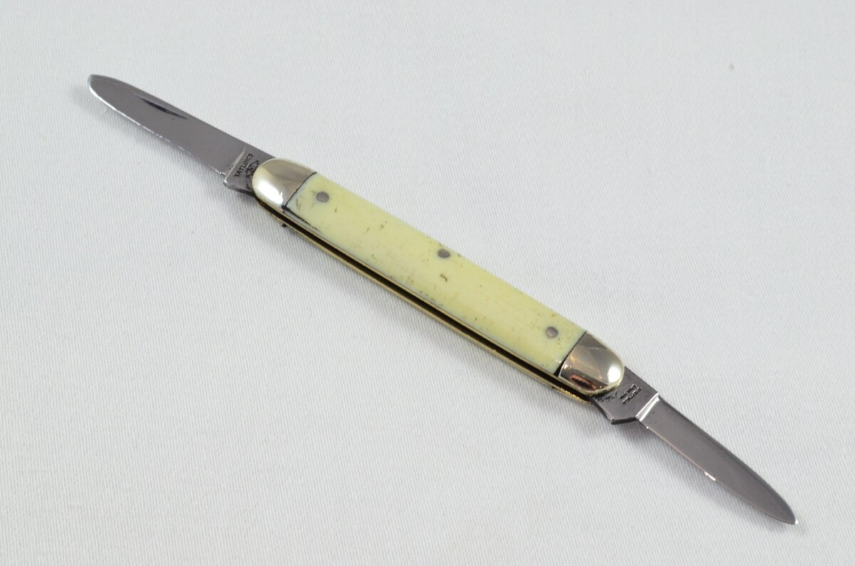 Sheffield Taylors Eye Witness Imitation Ivory Handled Pocket Pen Knife c.1925