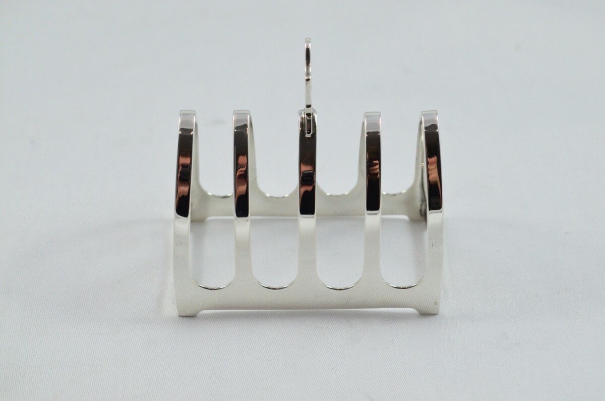 Sterling Silver Hallmarked Toast Rack Made in Sheffield 1934 - Image 2