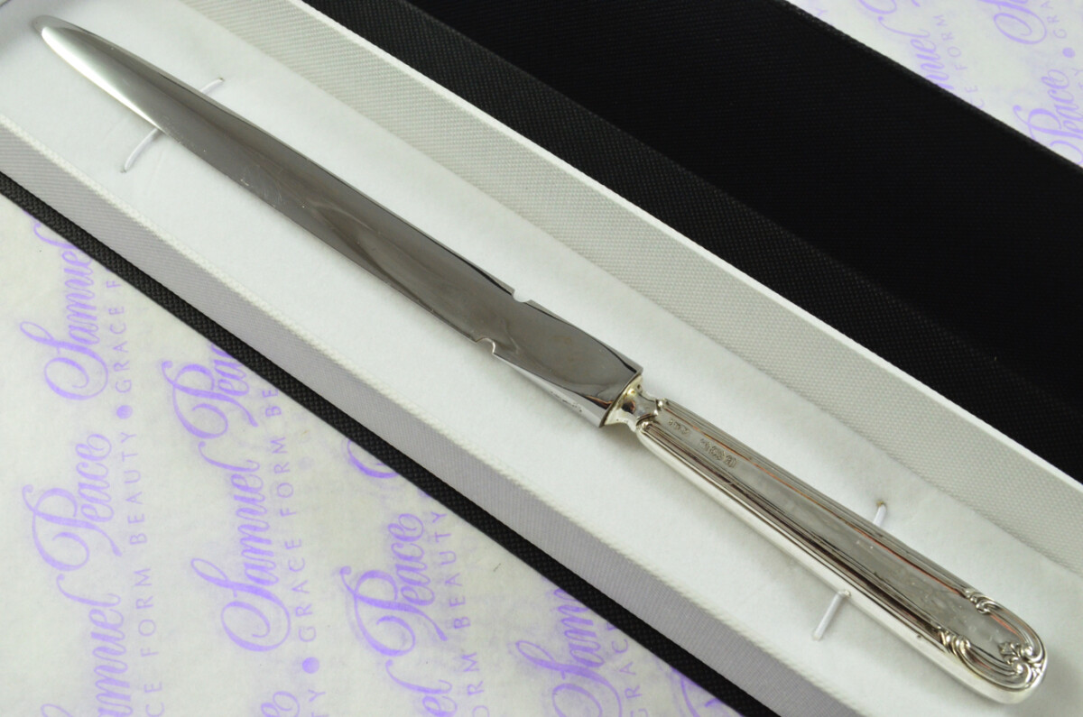 C W Fletcher Elaine Pattern Sterling Silver Letter Opener Sheffield 1918 - Image 3