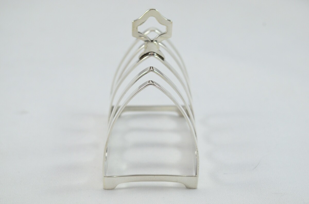 Sterling Silver Hallmarked Toast Rack Made in Sheffield 1934 - Image 3