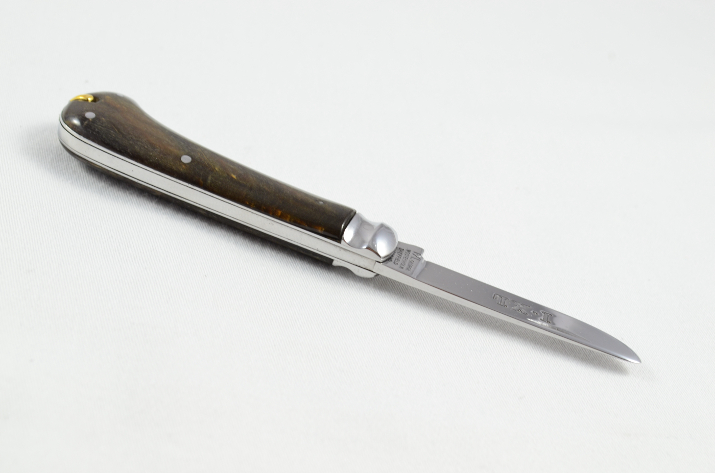 IXL Wolstenholme Penknife – 1 Blade, Toothpick & Tweezers – Buffalo Horn – c.1910 - Image 6