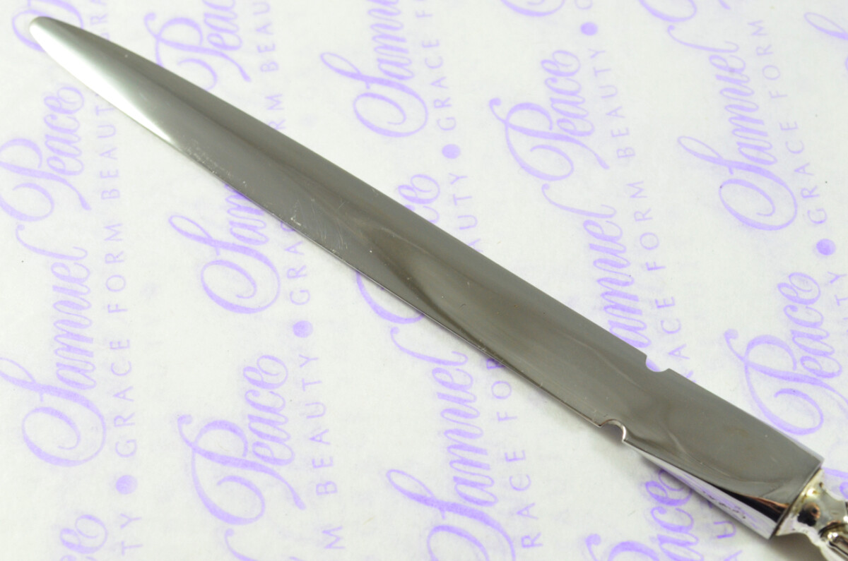 C W Fletcher Elaine Pattern Sterling Silver Letter Opener Sheffield 1918 - Image 5