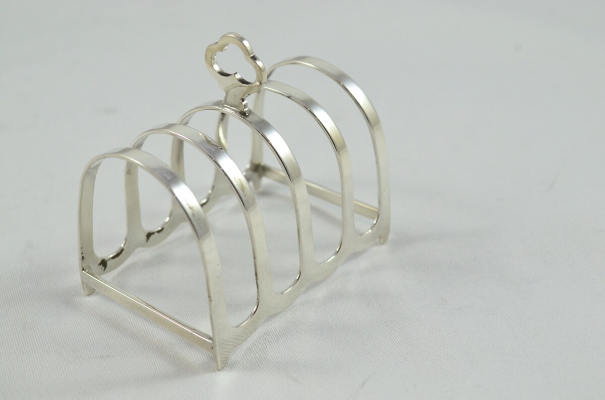 Sterling Silver Hallmarked Toast Rack Made in Birmingham 1940