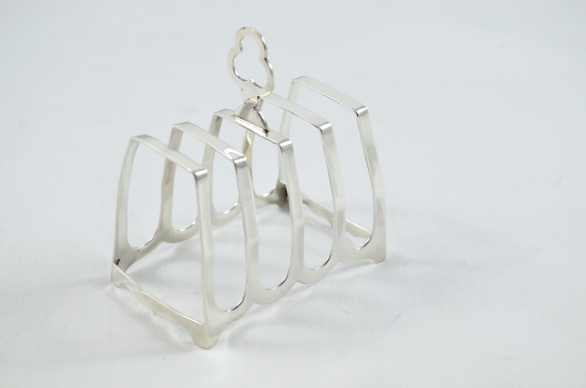 Sterling Silver Hallmarked Toast Rack Made in Sheffield 1958