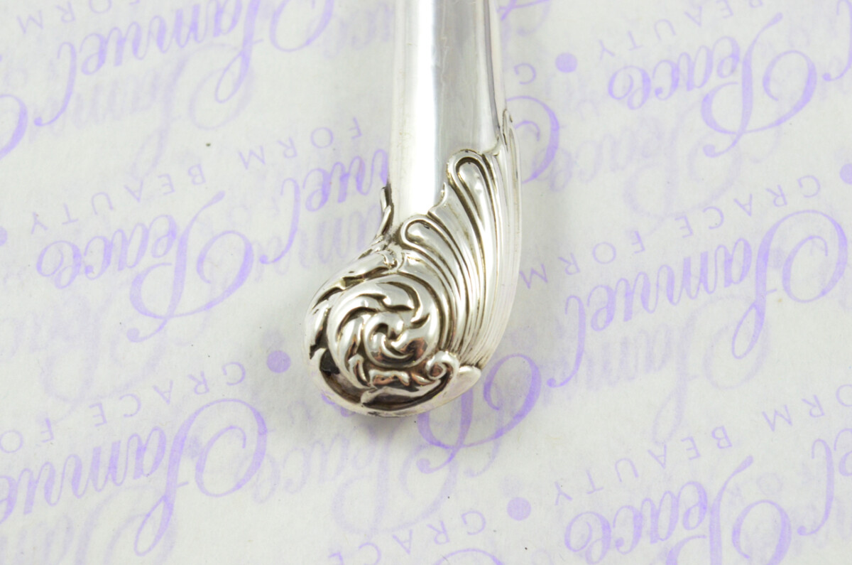 Boodle & Dunthorne Fancy Pistol Pattern Sterling Silver Magnifying Glass Sheffield 1924 - Image 7