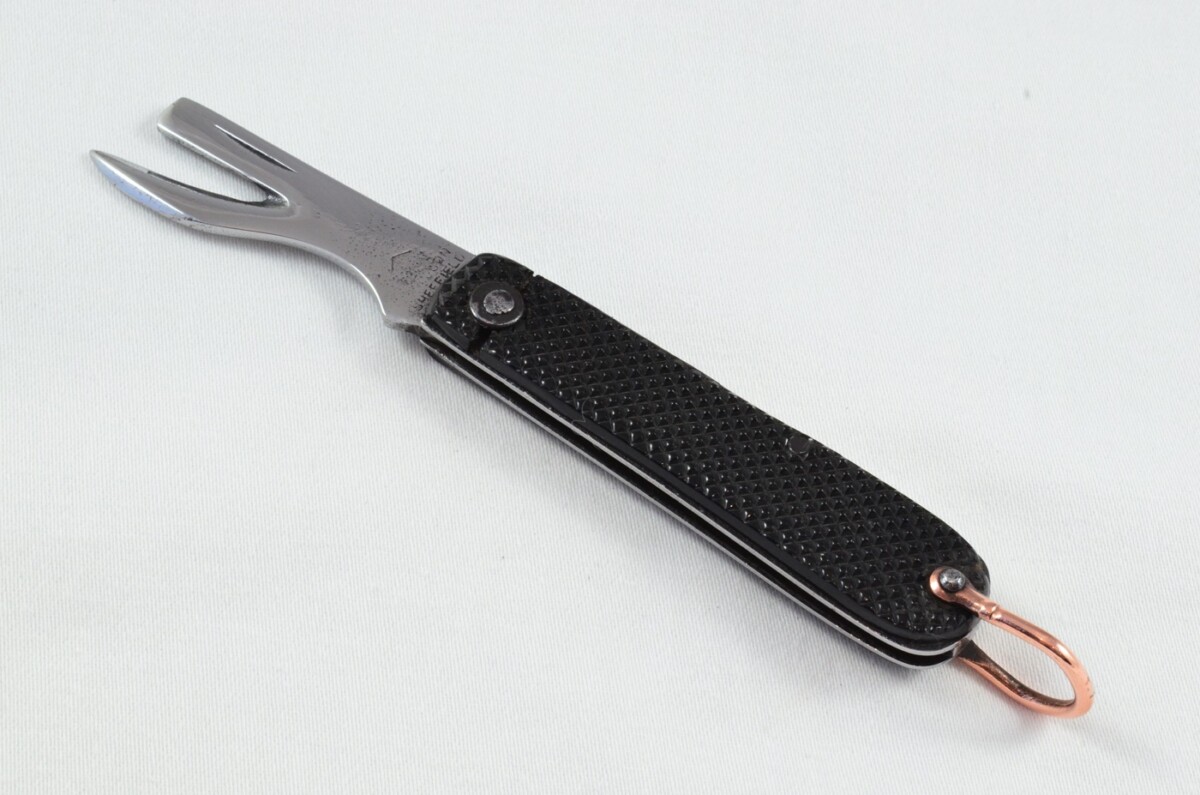 Sheffield Made Rare MOD Folding Black Scaled Army Pocket Tin Opener