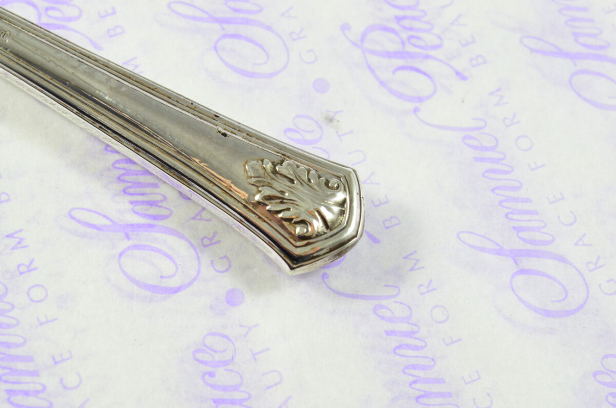 C H Beatson Fern Pattern Sterling Silver Letter Opener Sheffield 1929 - Image 7