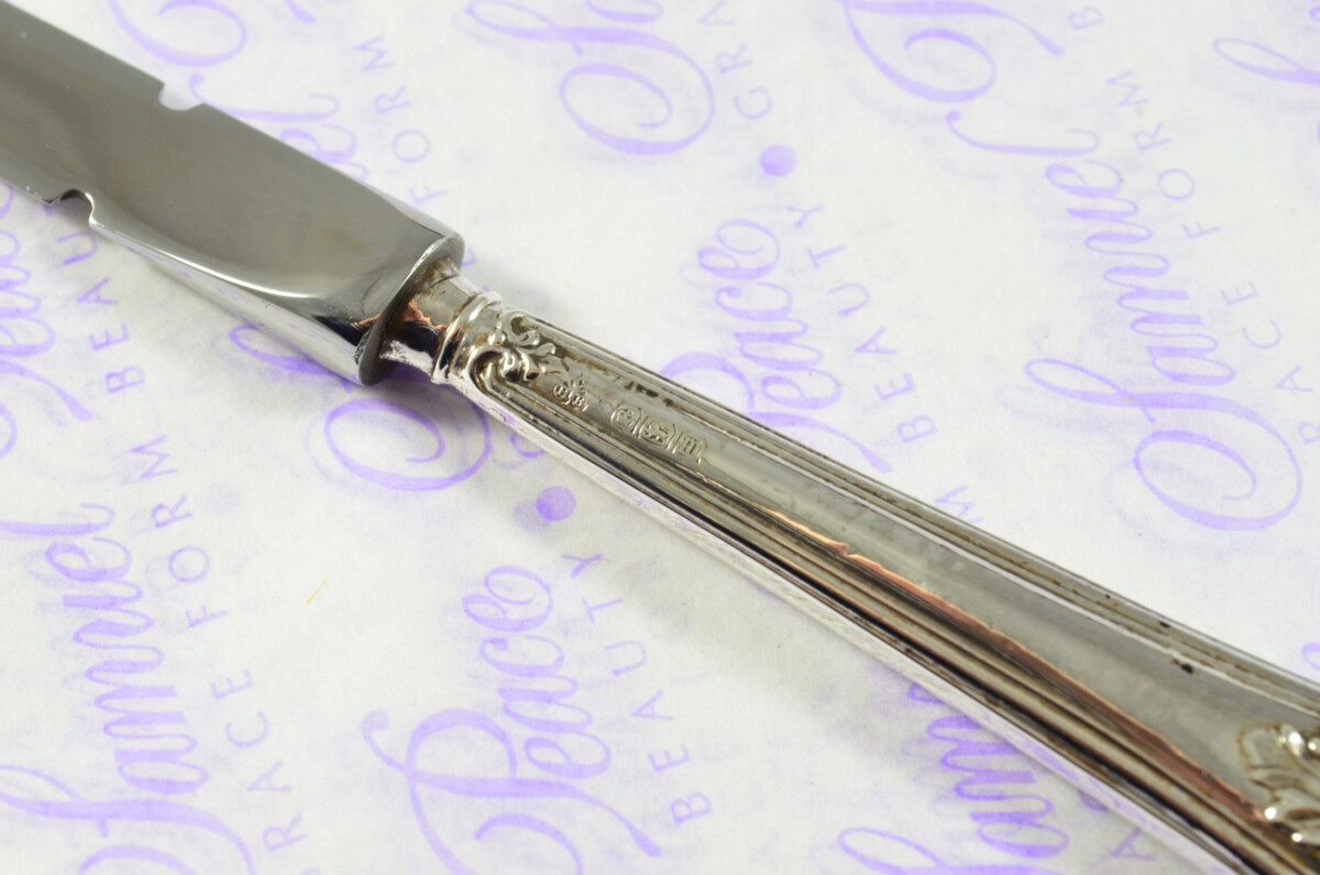 C H Beatson Fern Pattern Sterling Silver Letter Opener Sheffield 1929 - Image 6
