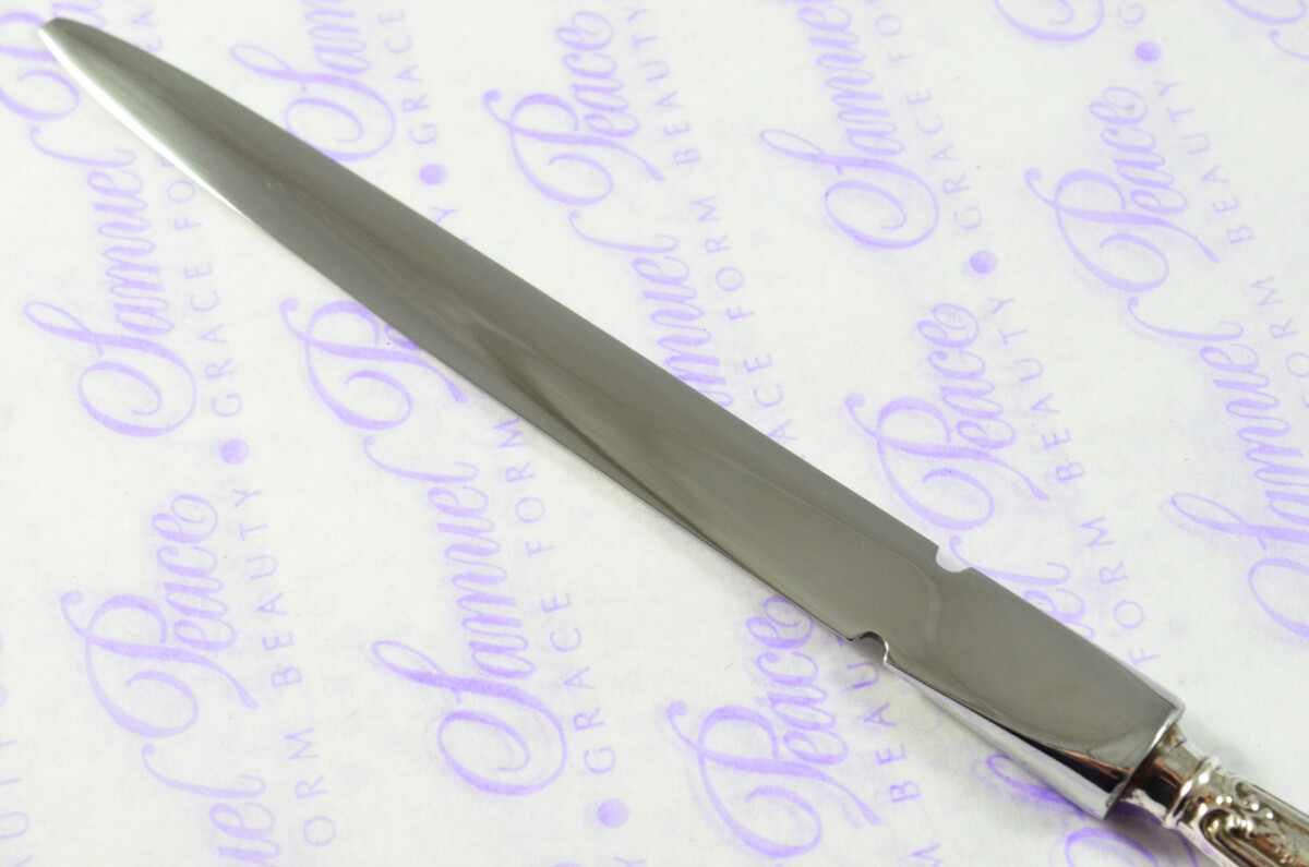 C H Beatson Fern Pattern Sterling Silver Letter Opener Sheffield 1929 - Image 5