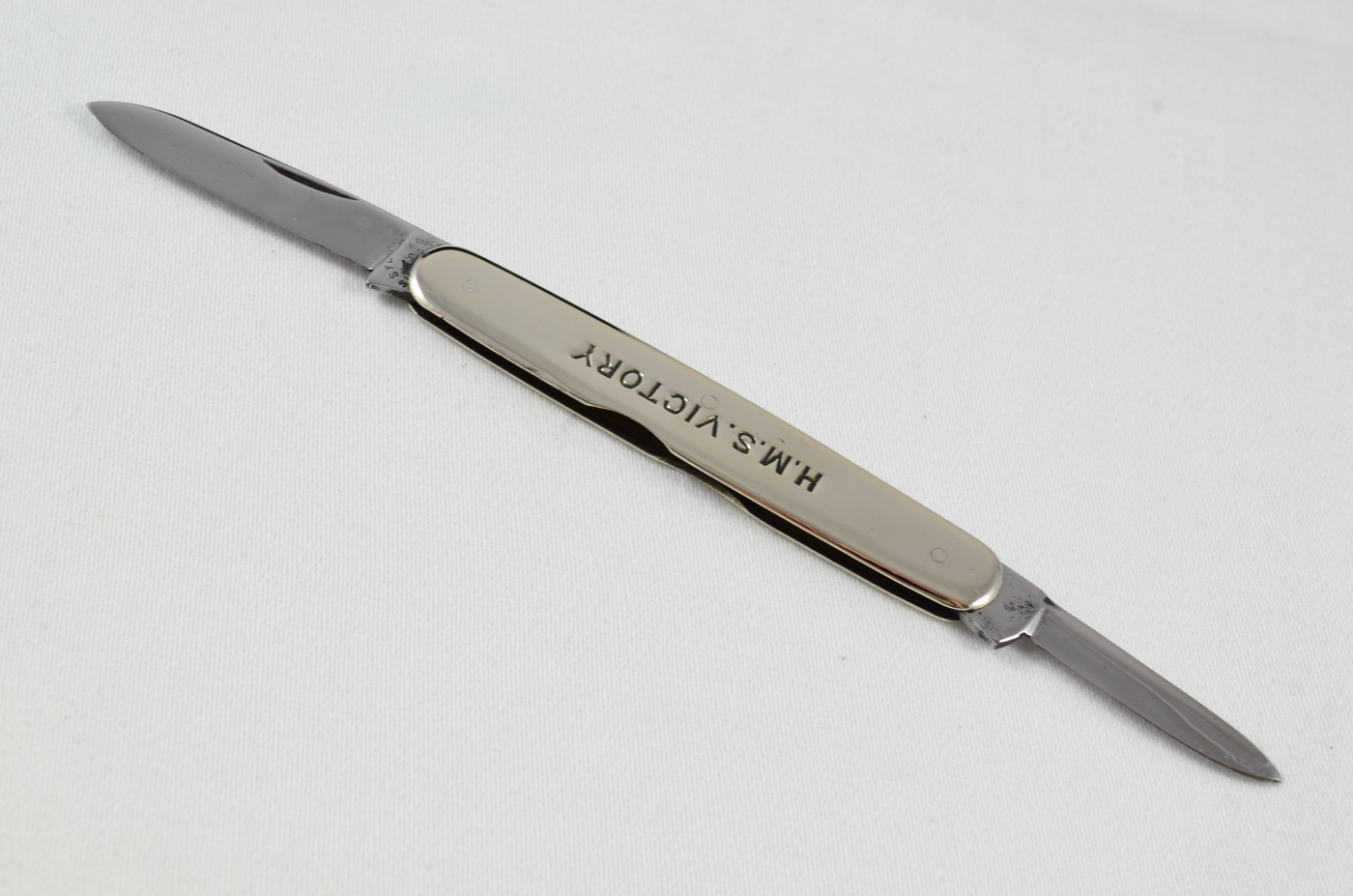 A Sylvester & Co Folding Nickel Advertisement Pocket Pen Knife Sheffield