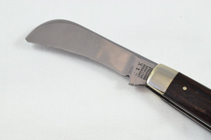 Sheffield Lockwood Brothers Pruner Pruning Rosewood Scaled Pocket Pen Knife Antique RARE - Image 2