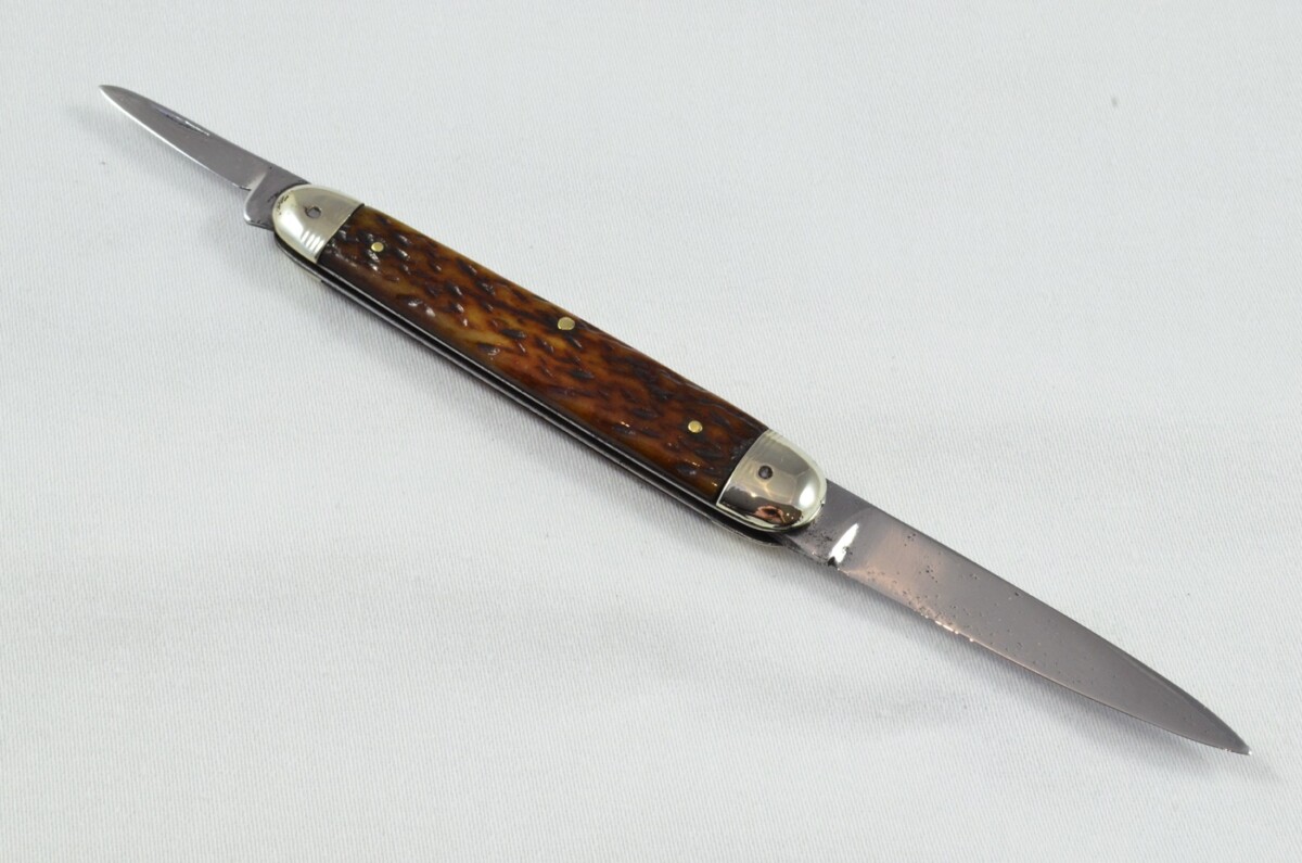 Sheffield Folding Stag Scaled Pocket Pen Knife - Image 3