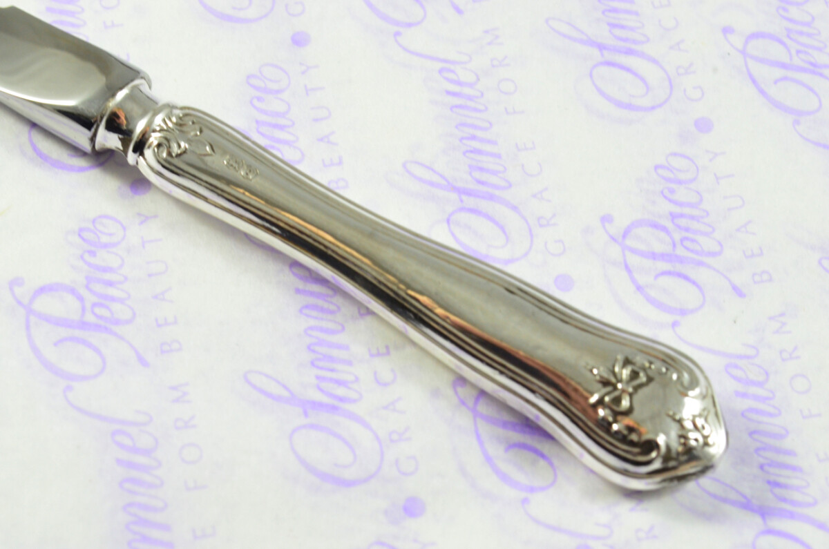 C H Beatson Floral Bell Pattern Sterling Silver Letter Opener Sheffield 1933 - Image 5