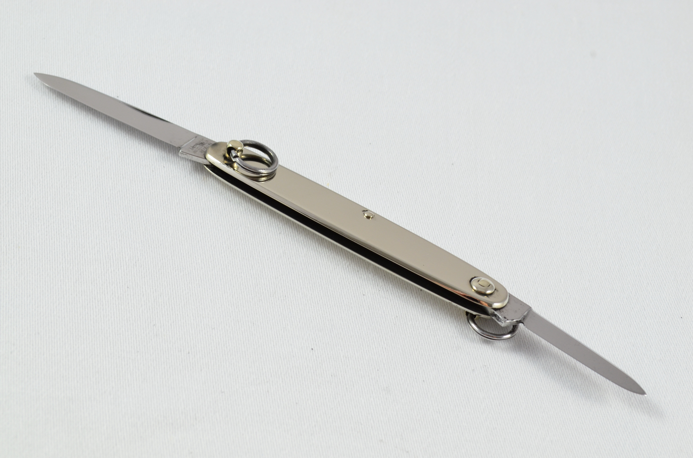 A George Wostenholme Folding Nickel Ring Pocket Pen Knife Sheffield
