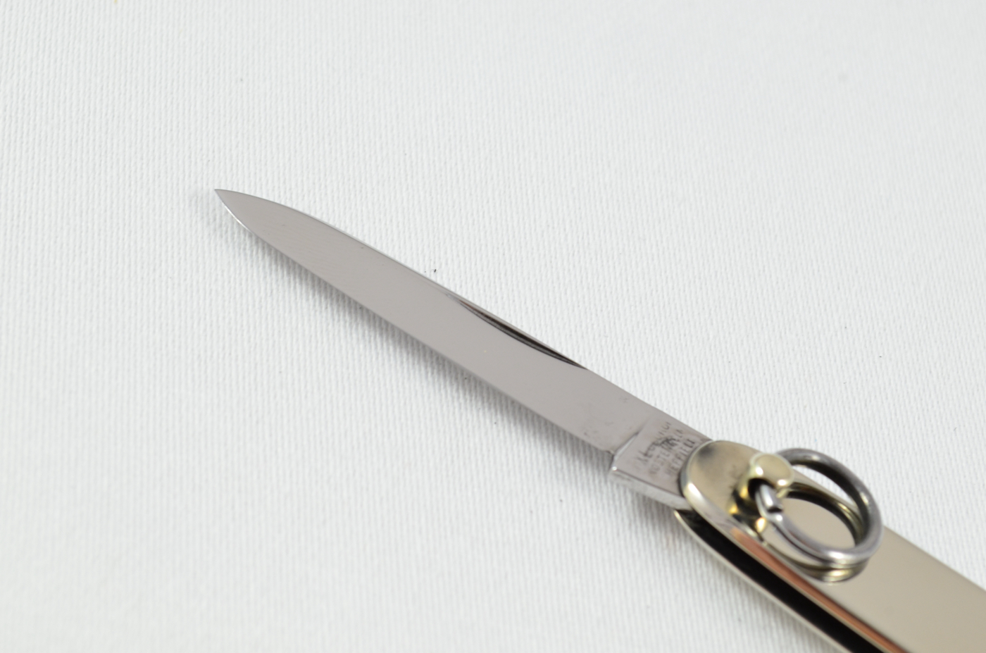 A George Wostenholme Folding Nickel Ring Pocket Pen Knife Sheffield - Image 2