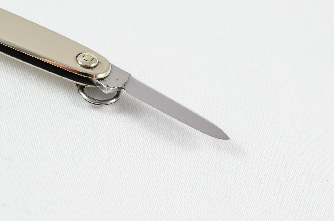 A George Wostenholme Folding Nickel Ring Pocket Pen Knife Sheffield - Image 3